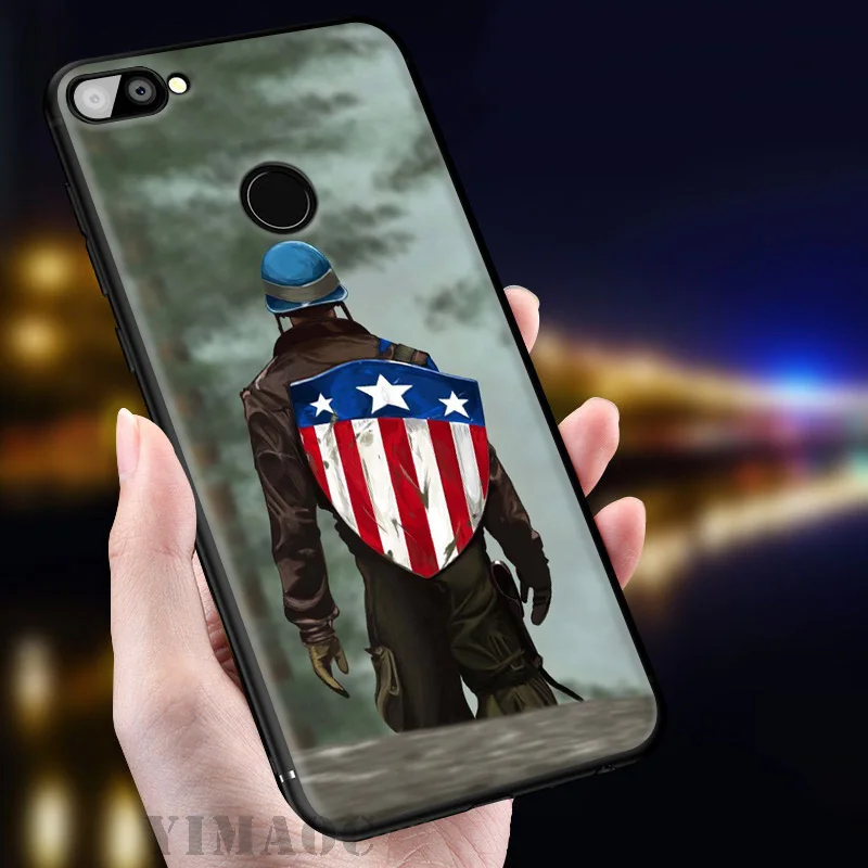 YIMAOC Мститель Капитан Америка мягкий чехол для huawei Honor вид 20 10 8X8 8C 6A 7A 7X 7C Lite рro Y9 Y7 Y6