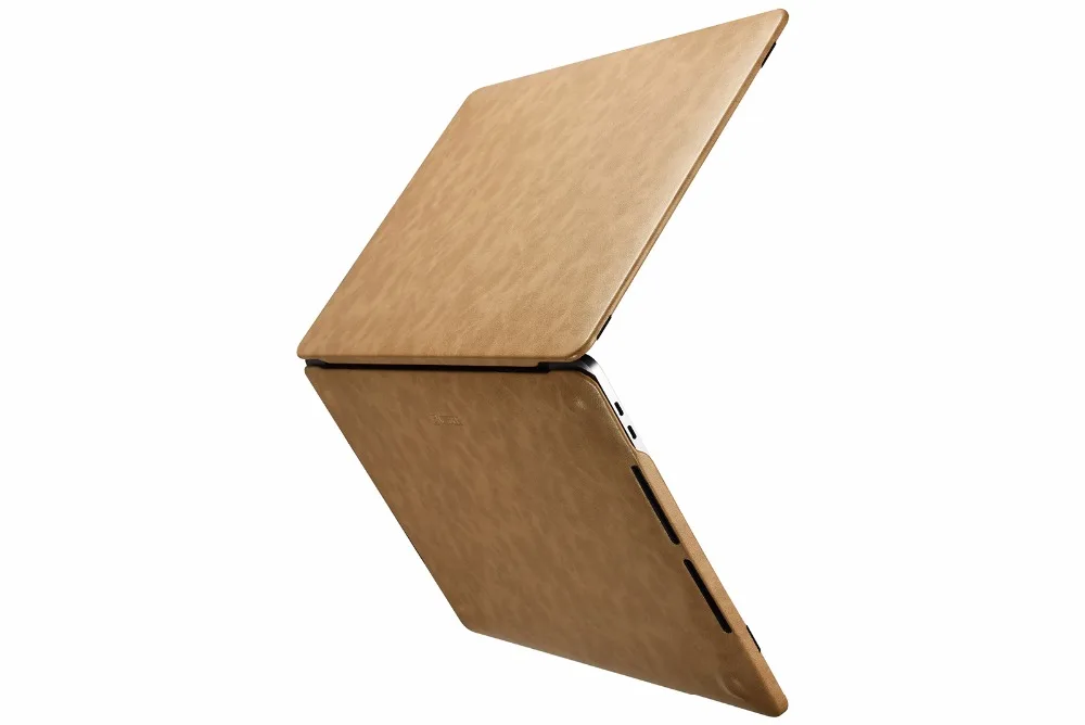Тонкий Премиум-класса из искусственной кожи ноутбук чехол для Macbook Pro 13 A1706 A1708 A1989 Pro 15 A1707 A1990 защитная оболочка