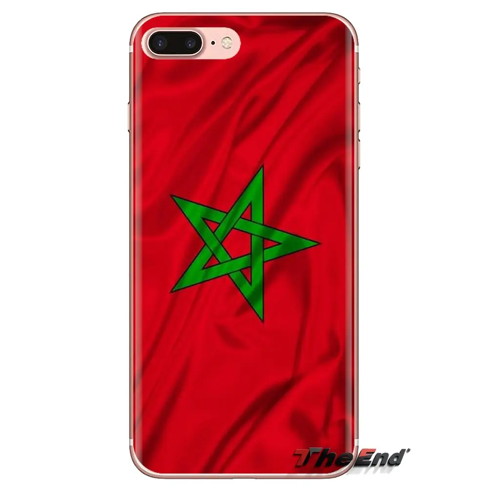 MA Maroc флаг Марокко баннер для Xiaomi Redmi 4A S2 Note 3 3S 4 4X 5 Plus 6 7 6A Pro Pocophone F1 мягкие