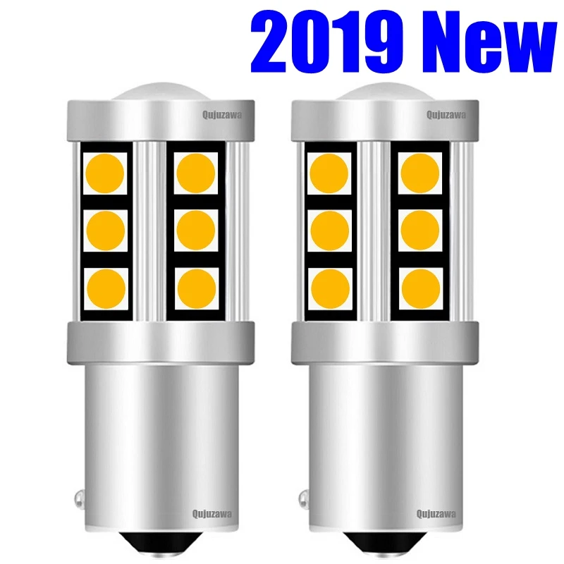 2 шт. Samll размер PY21W 7507 BAU15S 1156PY 150 градусов 15 SMD 3030 светодиодный автоматический указатель поворота автомобиля направление светло-желтый индикатор