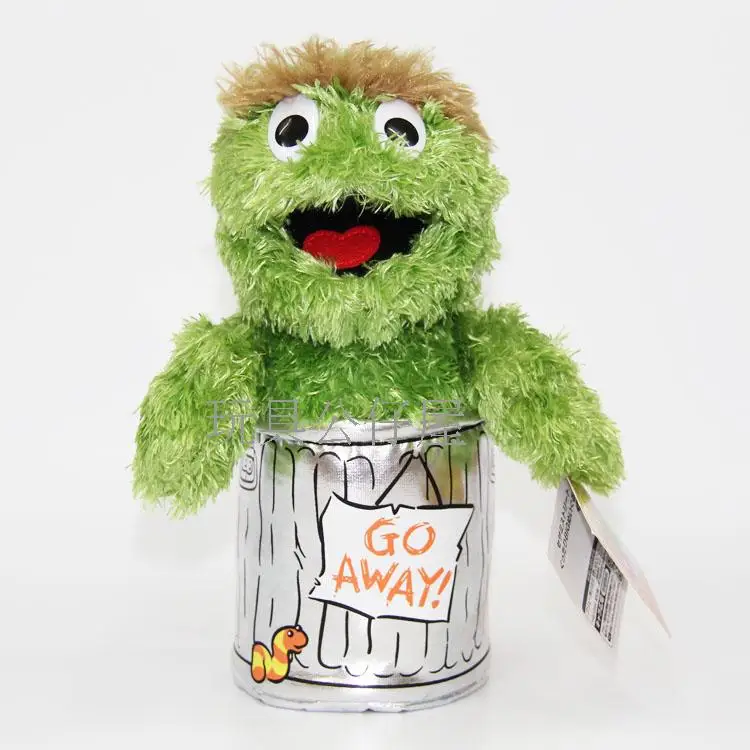 2017 Улица Сезам Оскар гранч плюшевые игрушки мягкие куклы детские подарки 26 см |