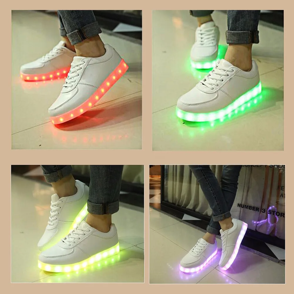Smart Мигающий Танцы Обувь Для Партии APP Контролируемых и С Музыкой Bluetooth Работает| |