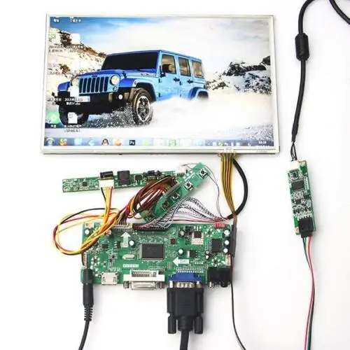 Для 10,1 дюймов B101UAN02 1920*1200+ сенсорная панель+ HDMI+ VGA+ DVI ЖК-плата контроллера
