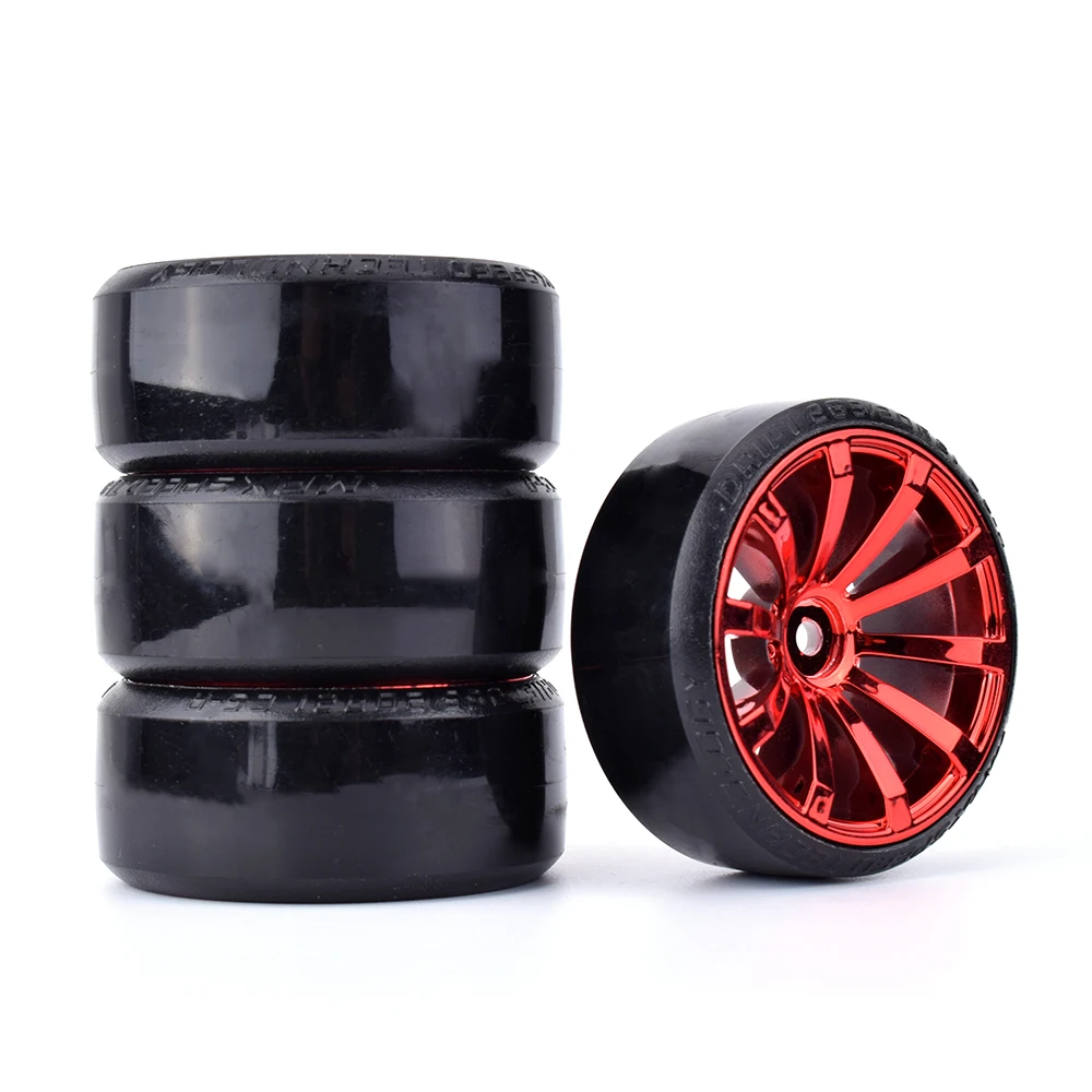 4 шт. 1/10 AUSTAR Drift Car Tire(1085 + 606) Rim Твердые колеса покрышки для hsp tiiya HPI Kyosho On-road Drifting RC |
