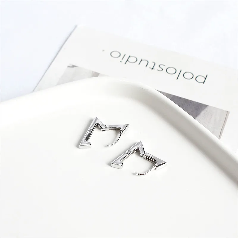 Серьги Flyleaf с подвесками в виде треугольника для женщин простые серьги из