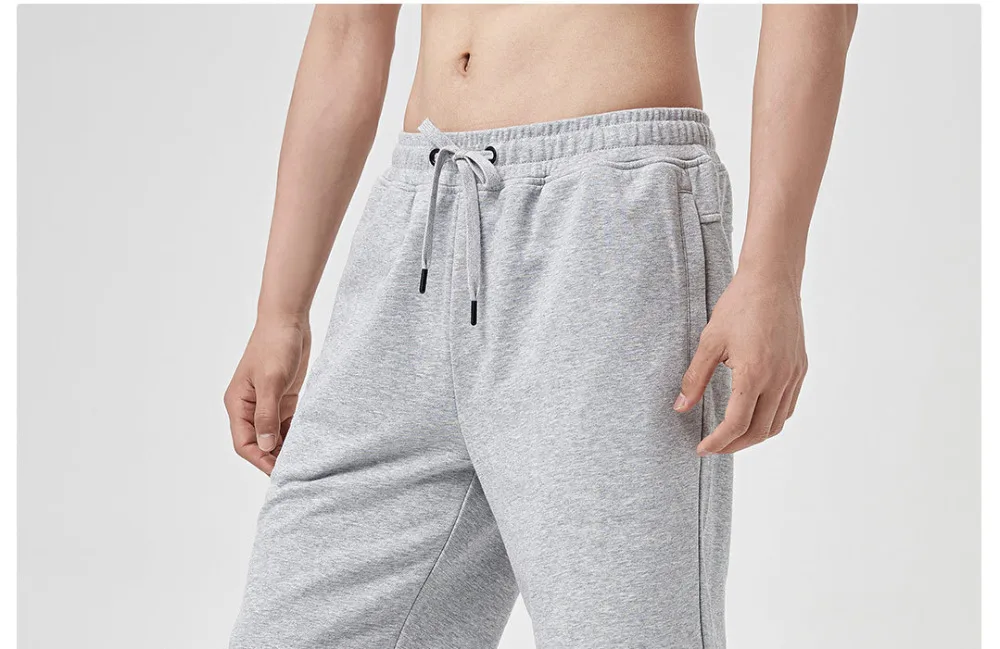 Xiaomi Uleemark мужские спортивные шорты, хлопковые дышащие шорты для бега, фитнеса, Свободные тренировочные штаны