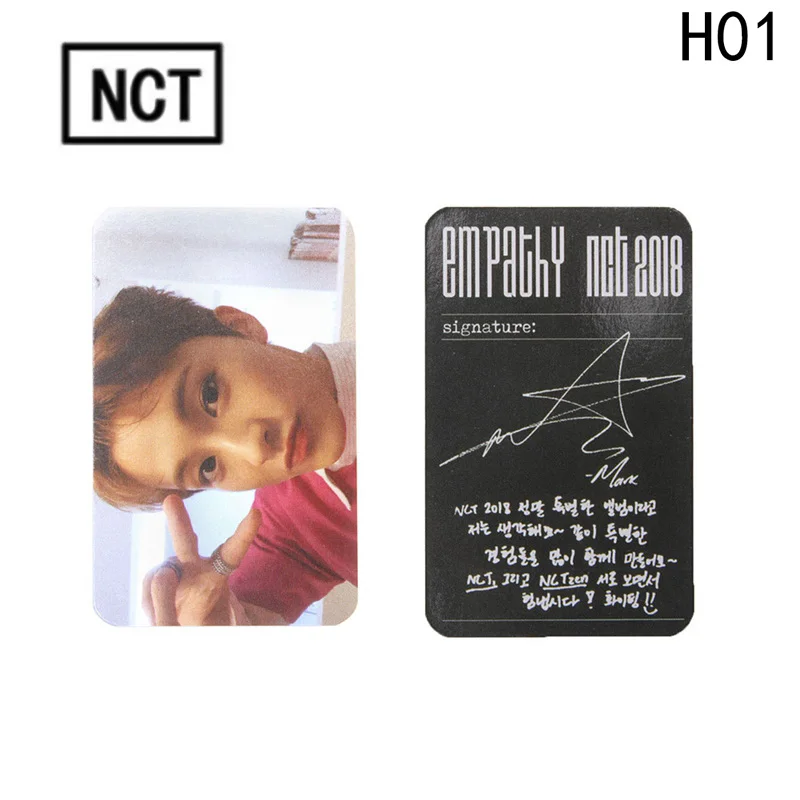 Новое поступление K pop NCT U 127 карт многоцветная версия 2018 бумажная Фотокарточка