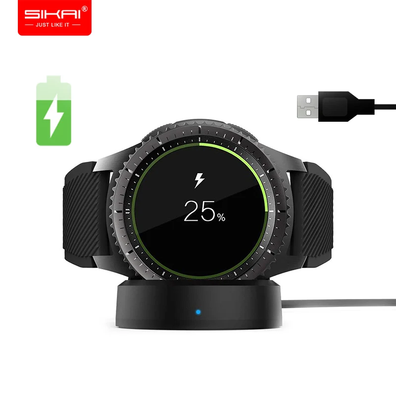 Беспроводное магнитное зарядное устройство SIKAI для Samsung Gear S3 Высококачественная