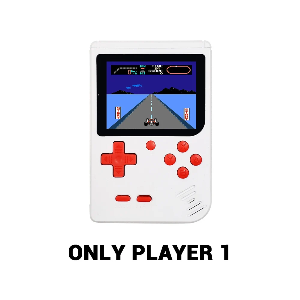 white player 1 FC280 обновленная портативная игровая консоль 3,0 дюймов Ретро FC tv портативные игровые плееры с 400 играми Поддержка 2 игроков - Цвет: white player 1
