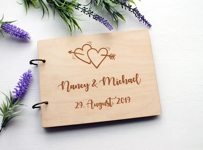 Деревенская деревянная Гостевая книга деревенская Заказная Свадебная свадебный