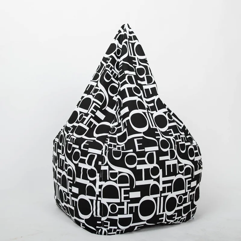 100cm Beanbag диван шезлонг кресло гостиная спальня Sitzac просто Beanbag чехол без наполнителя ленивый диван-Чехол 1 шт - Цвет: 100cm
