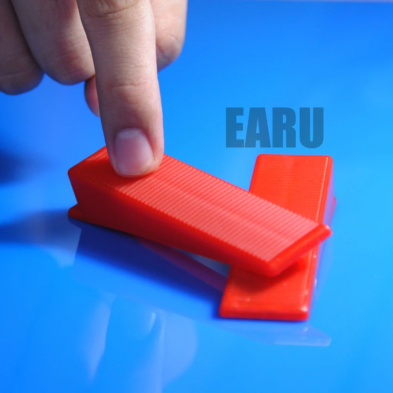 (100 шт. клинья) Пластик плитки выравнивание Системы Клин ПЛИТКА SPACER Интимные