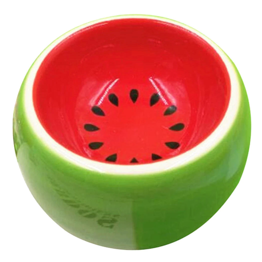 С милым фруктовым рисунком хомяка Керамика Еда воды снэк Кормушка для домашних