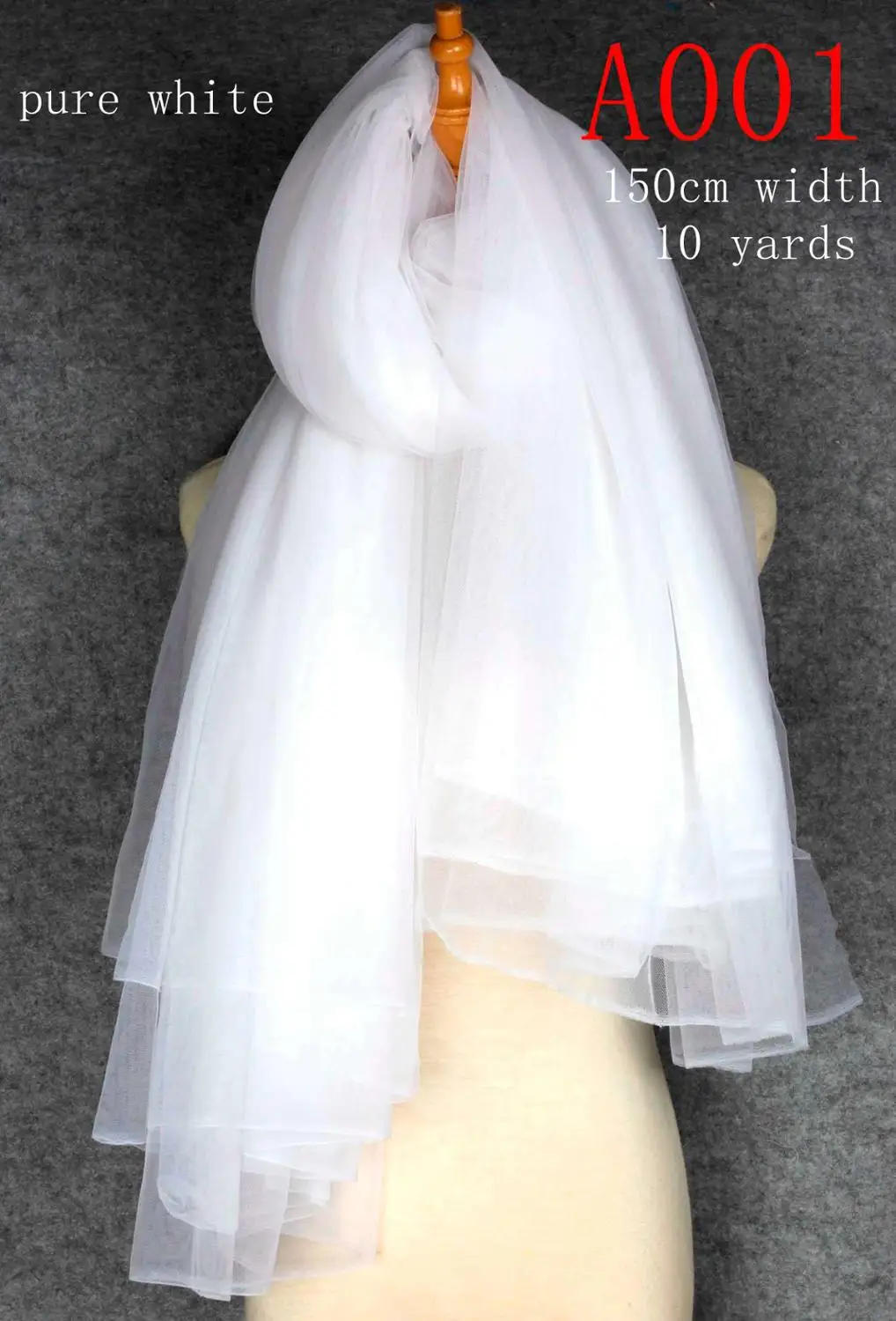 Pure white La Belleza 6" ширина тюль 95 цветов Высокое качество мягкая висячая сетка для подкладки/Фата невесты - Цвет: Pure white