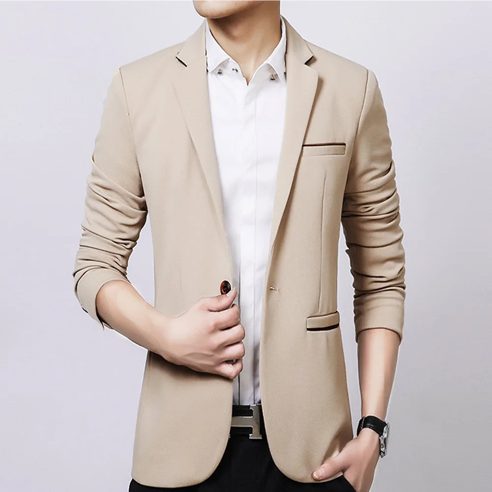 2017 Корейская версия нового модного повседневного маленького костюма мужской