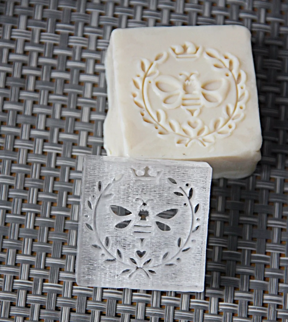 bee шаблоны мыло ручной работы stamp Плесень Мини diy природные узоры 3-5 см