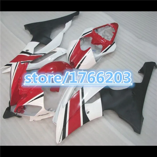 Обтекатели ABS YZF R6 08-11 # 26HS-C красный черный белый для YAHAMA 2009 2008 2010 2011 комплекты