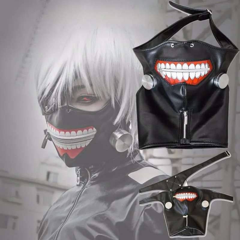 Высокое качество распродажа Токийский Гуль 2 Kaneki Ken маска Регулируемая Молния