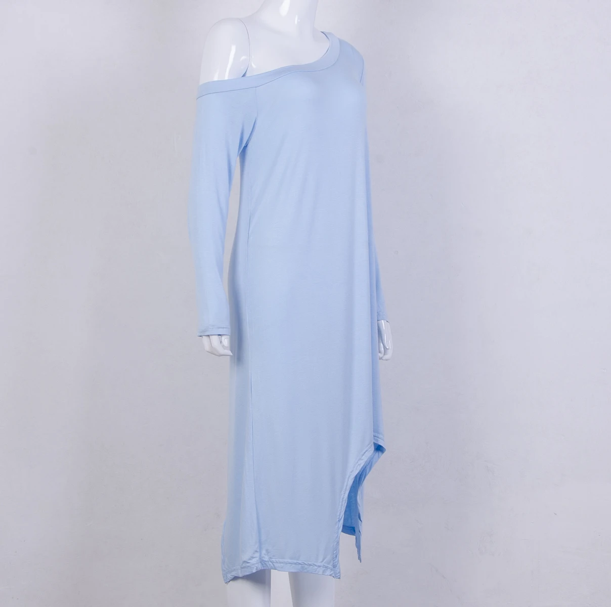 Женская блузка Zanzea синяя с открытыми плечами большого размера|casual dress|dress fashiondress