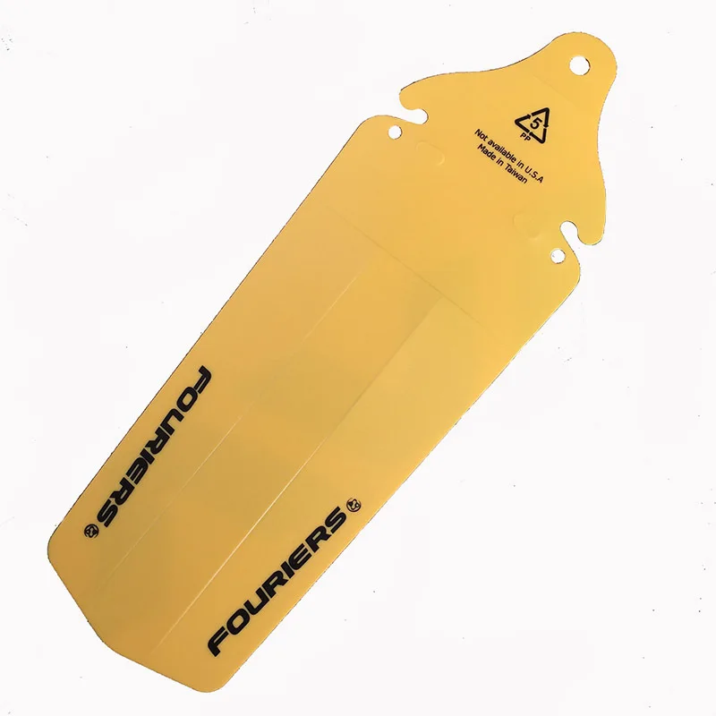 Цвет: желтый FOURIERS AC-MG002-R желтый MTB DH велосипед брызговик PP Fouriers задние Крылья Велосипедное седло - Цвет: Цвет: желтый