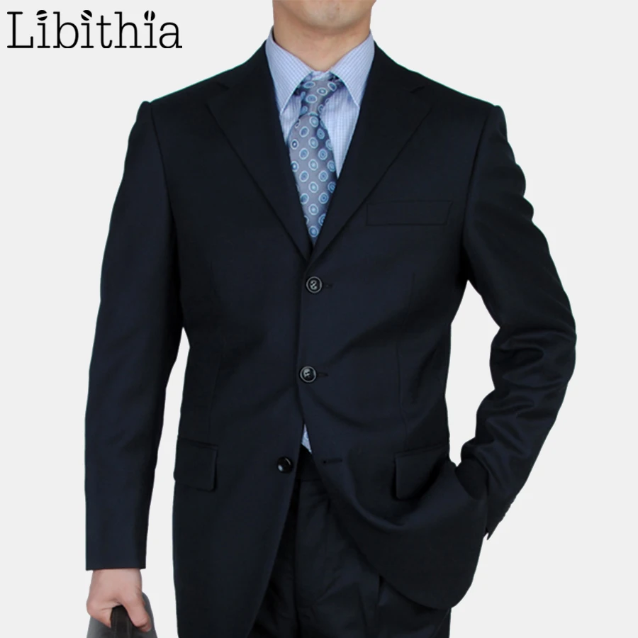 Мужской пиджак с тремя пуговицами Свадебный деловой в европейском стиле модный