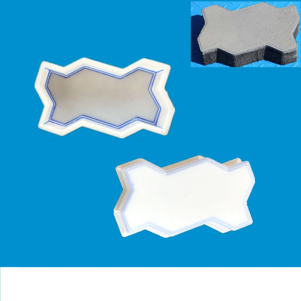 1 шт Площадь садовой дорожки бетонной Пластиковая форма для кирпича Тротуарная