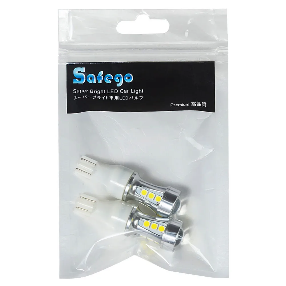Safego 2X T15 15 SMD 3030 W16W светодиодный автомобильный светильник 921 912 супер яркий лампа