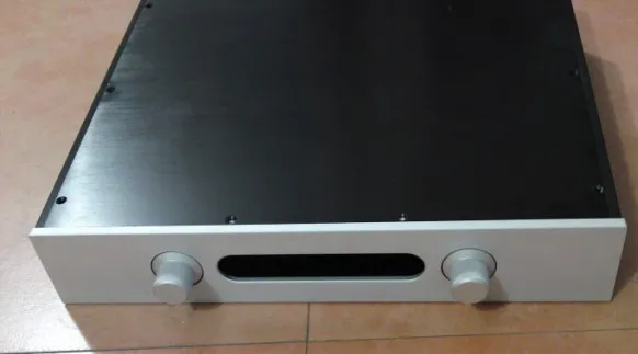 DIY чехол для усилителя 430*80*358 мм 4308 полностью алюминиевый корпус усилителя/чехол