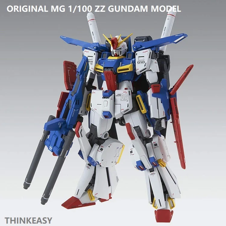 Japaness оригинальная модель Gundam MG 1/100 ZZ GUNDAM свобода разрушить броню развязанный