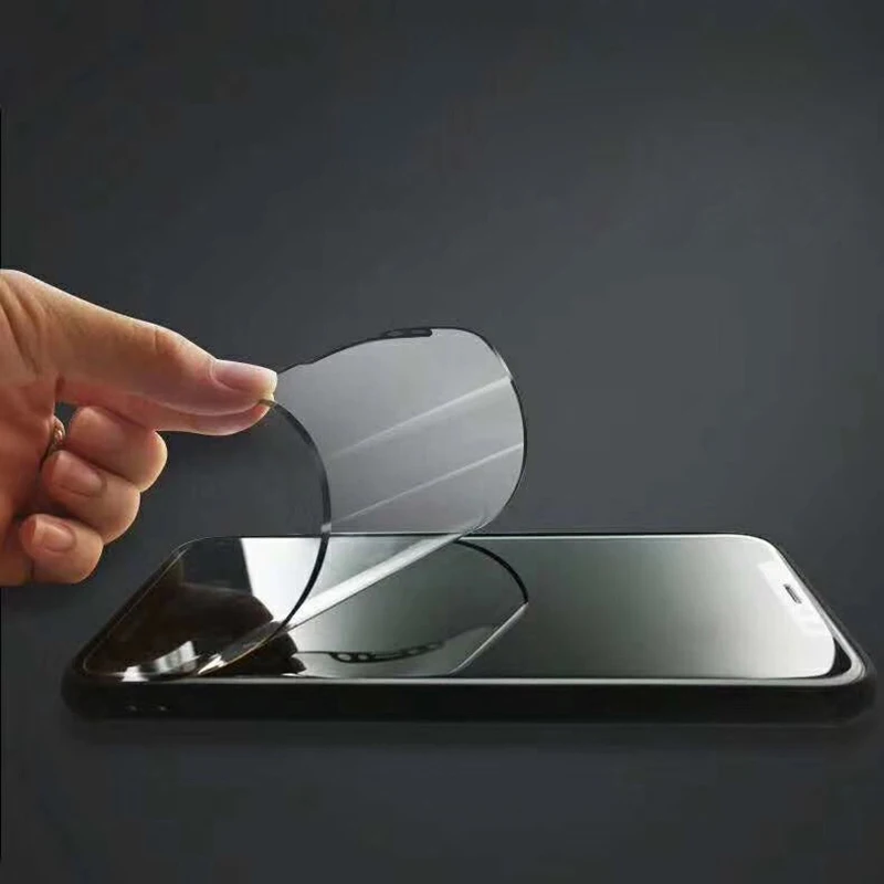 Для iPhone X 8 7 6 мягкая защита для экрана Переднее закаленное стекло премиум