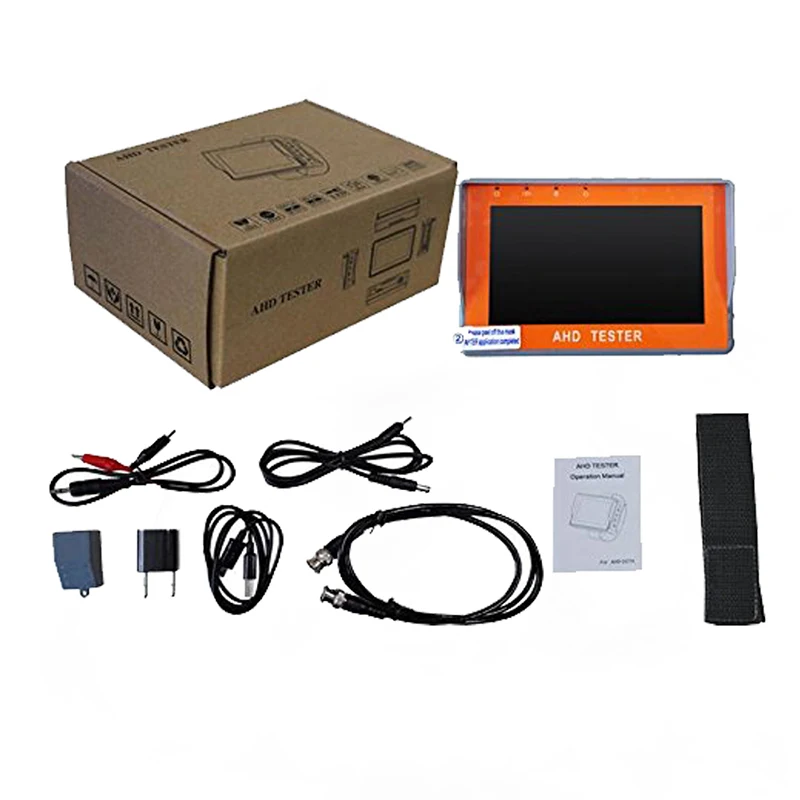 4 3 дюймов TFT lcd аналоговая CVBS AHD 2MP поддержка UPT кабель тест CCTV камеры тестер монитор