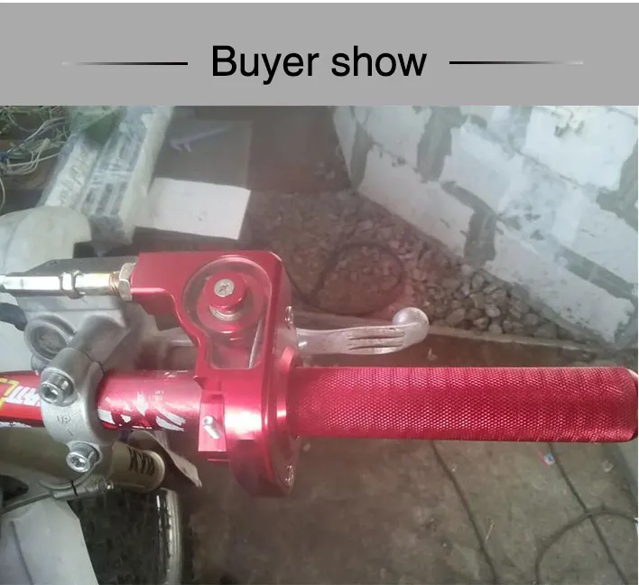 Sclmotos-22 мм 7/8 ''CNC алюминиевый дроссель сцепление твист быстродействующий дроссель тормоз с кабелем подходит для грязи велосипед ямы внедорожный ATV гоночный