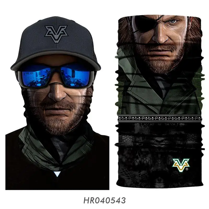 HR040543 3D вампирская полумаска для лица Marvel Superhero бесшовная Бандана Ciclismo Braga Cuello пиратская шляпа Кепка ветрозащитная УФ Росомаха повязка на голову - Цвет: HR040543