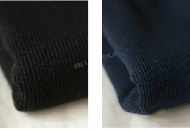 Buulqo 10*110 см хлопок эластичный ribcuff подол ткань нить женская спортивная ткань