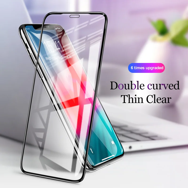 Новинка 2018 закаленное стекло HOCO для Apple iPhone XR Full HD протектор экрана защитный клей