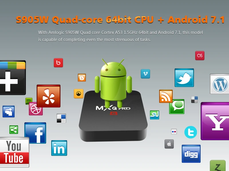 10 шт./партия dhl бесплатно(M-X-Q P-R-O S905w Android 7,1(5 шт.)+ i8 Клавиатура(5 шт
