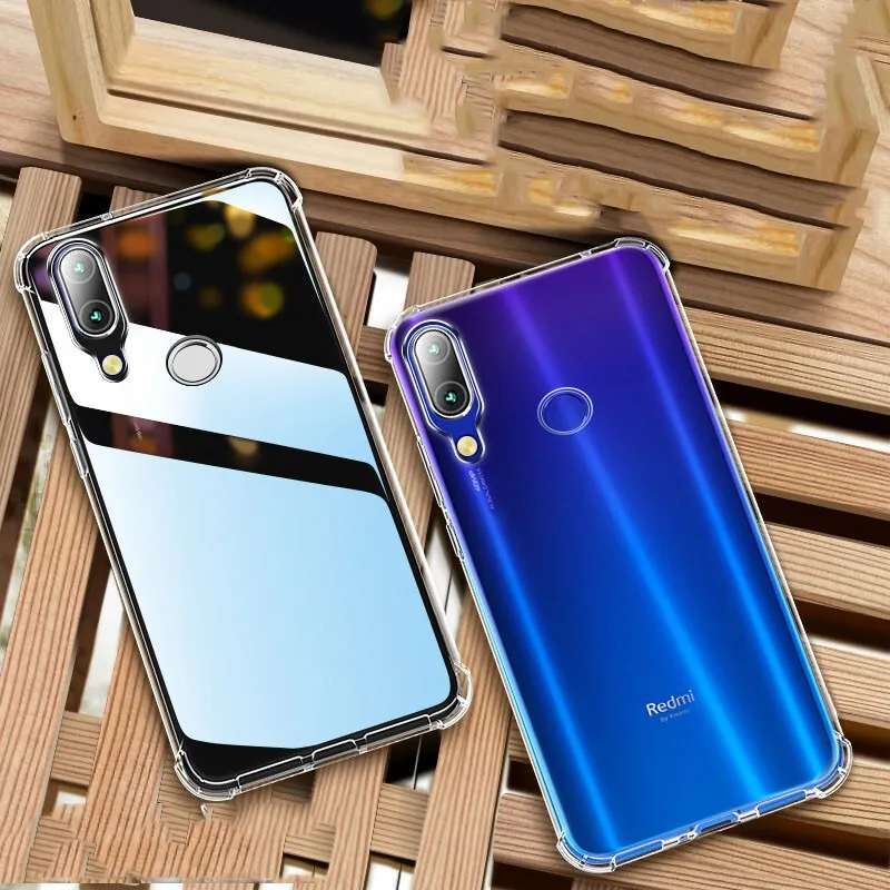 Shockproof Shell Cover TPU Soft Clear Bag For Xiaomi Mi 9 8 SE Lite 6X 5X Case Redmi K20 Pro Note 7 6 5 6A 4X |