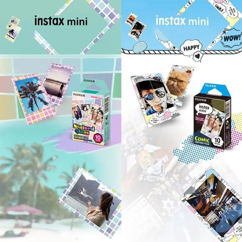 Оригинальная цветная фотобумага Fujifilm Instax Mini 8 9 для Fuji 7s 50s 50i 90 25 70 Share SP 2