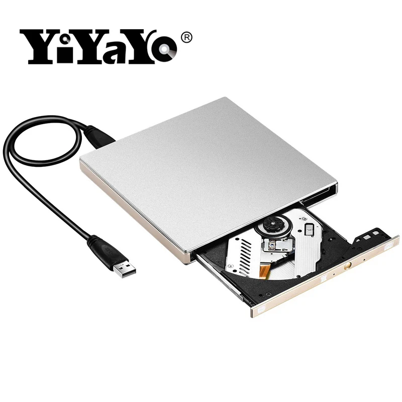 Внешний привод YiYaYo USB 3 0 DVD-накопитель проигрыватель с функцией записи на DVD для