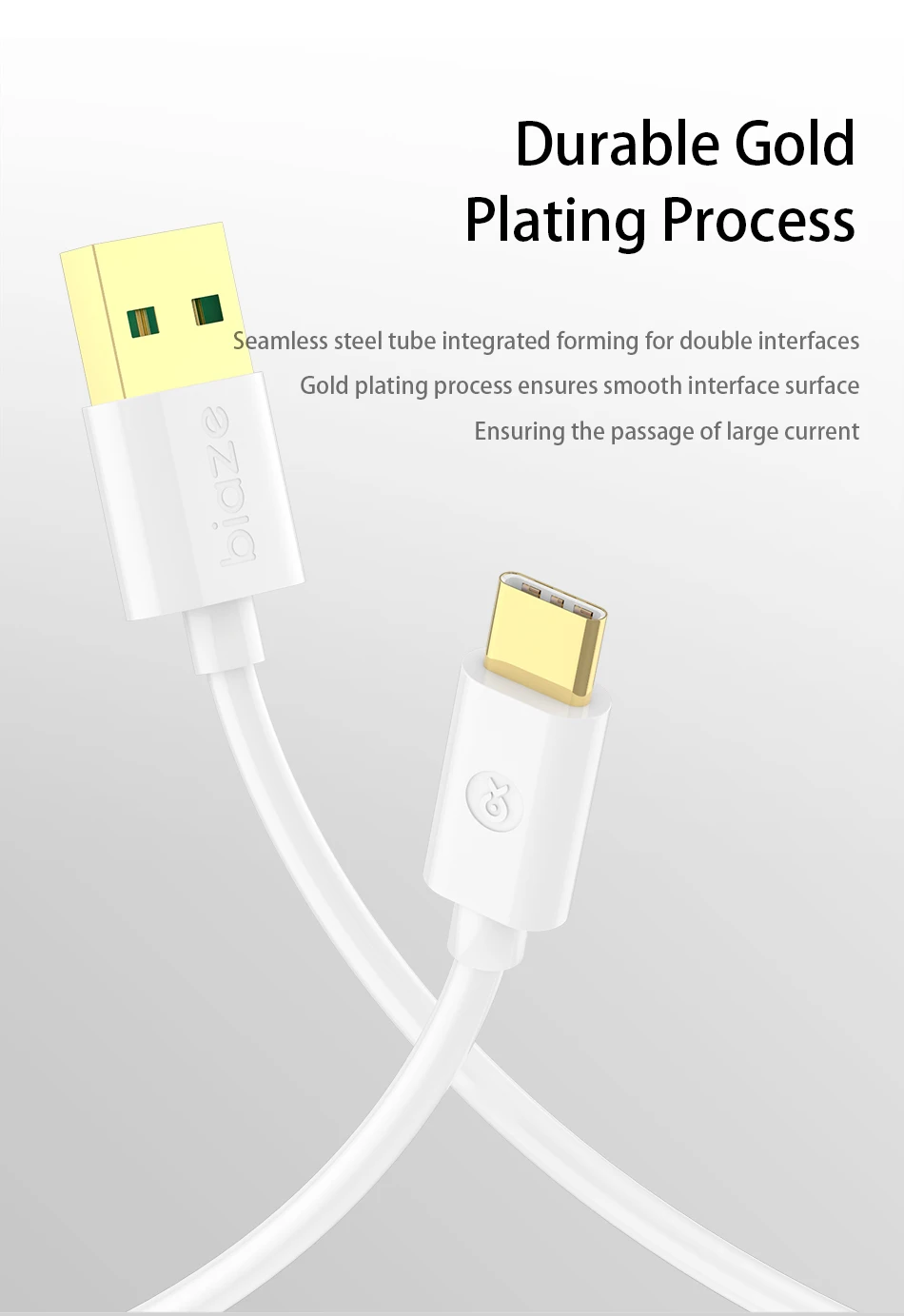 Кабель Biaze 120 см 5A type-C для samsung Galaxy, usb-кабель для Xiaomi Mi, huawei, супер зарядное устройство, шнур, usb кабели