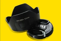 2 in1 ph rba 52mmflower lens hood lens cap cover for pentax kr kx km k30 k5 ii k7 18 55mm