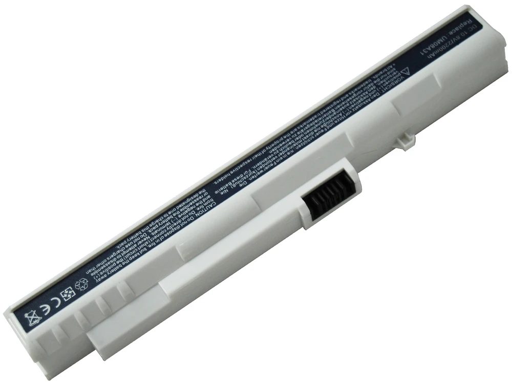 

Replace for Acer Aspire One 10.1'' (White) 8.9 inch, A110,A150,D250,D150,UM08A74, UM08B71, UM08B72, UM08B73 11.1V 2200mAh