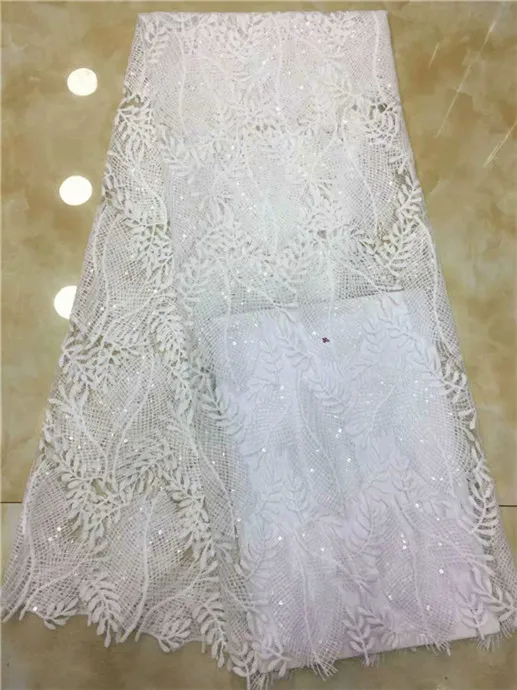 

Green Sequins Lace Fabric 2019 High Quality African Evening Dress Fabrics New Nigeria Sequined Embroidered Mesh Net Lace Fabric