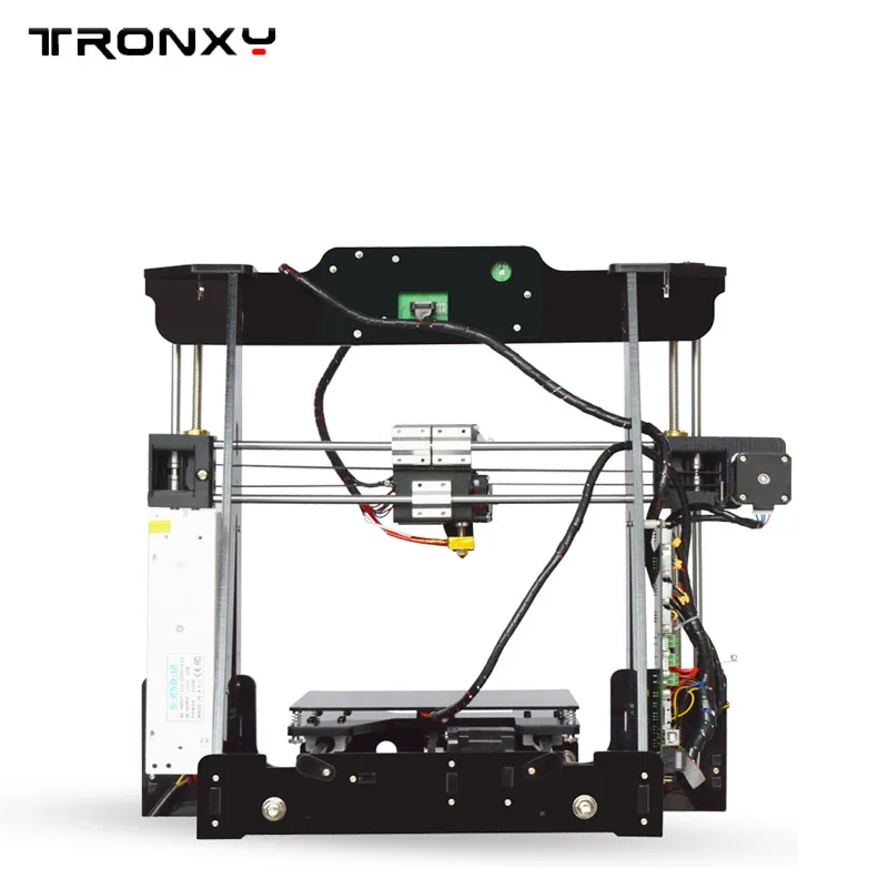 Tronxy 3d принтер с подогревом кровать автоматическое выравнивание DIY 3d Принтер Комплект Высокая точность 8 г sd-карта и 1 рулон нити как подарки