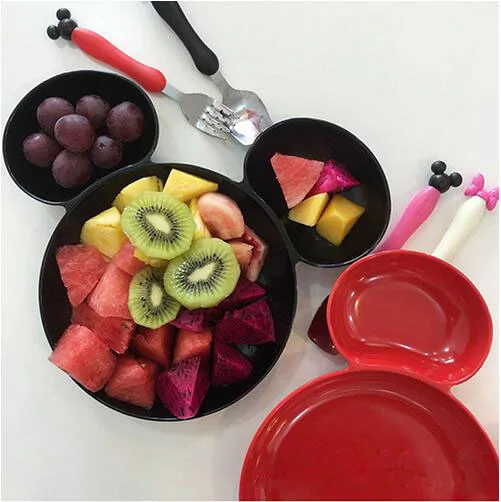 Детская стильная большая чаша фруктовое блюдо для малышей мультяшная пирога