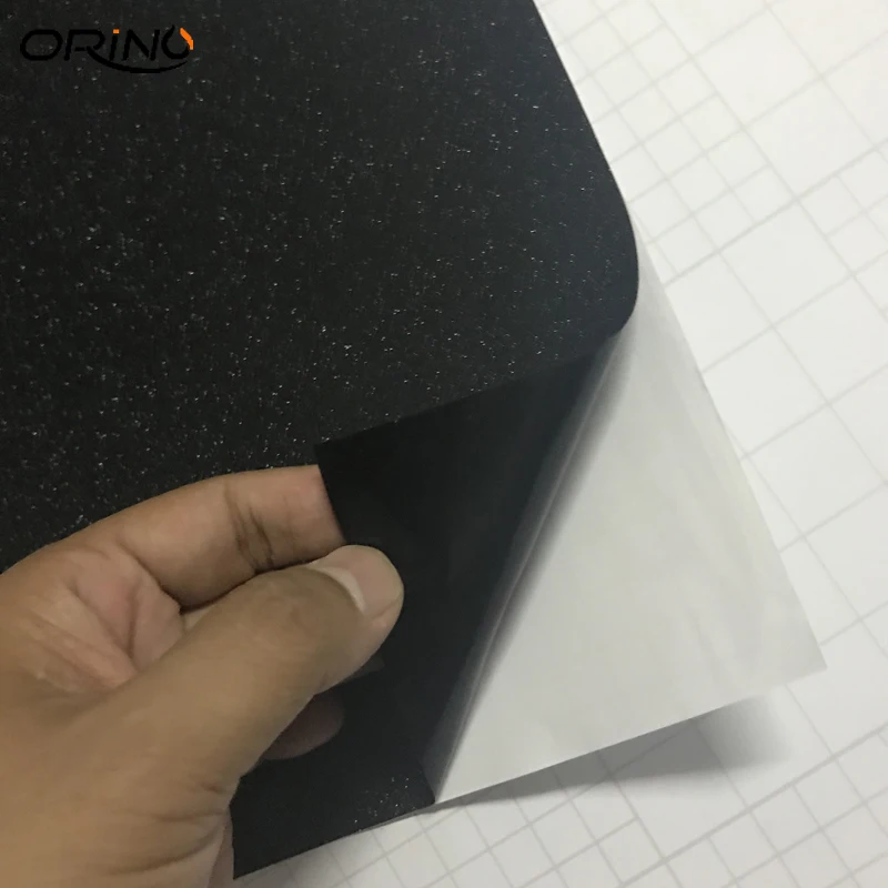 50CMX150/200/300 см черные блестящие виниловые DIY Стайлинг матовая шлифовка блеск автомобиля Стикеры виниловая пленка ORINO кузова автомобиля фольга для обертывания