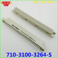 364 DIN41612 DIN разъем 710-3100-3264-S 2*32P 64PIN женские прямые шпильки Европейская розетка 9001-12641coola NEXTRON outpin