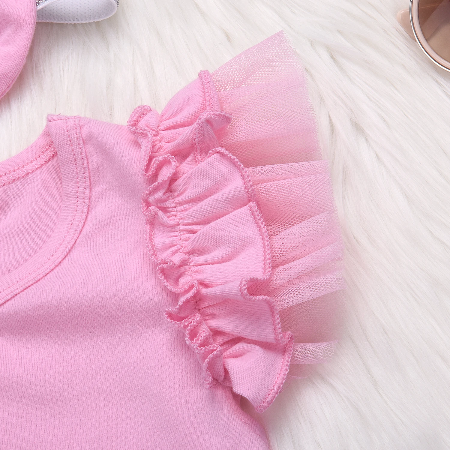 

3Pcs Floral Newborn Toddler Kids Baby Girl Tops T-shirt Shorts Outfits Clothes Summer Infant Clothing Set