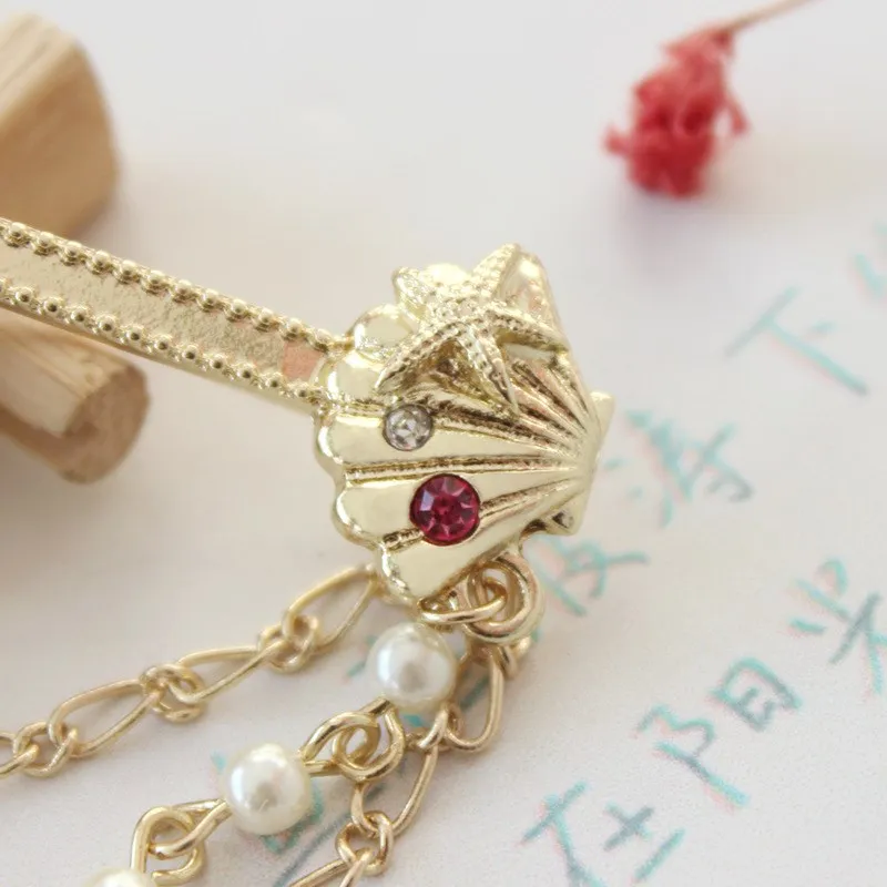 2017 New Fashion Gold Fork Shaped Brooches For Men/Women Lapel Pin Shell Accessories Collar Boutonniere Bijoux | Украшения и
