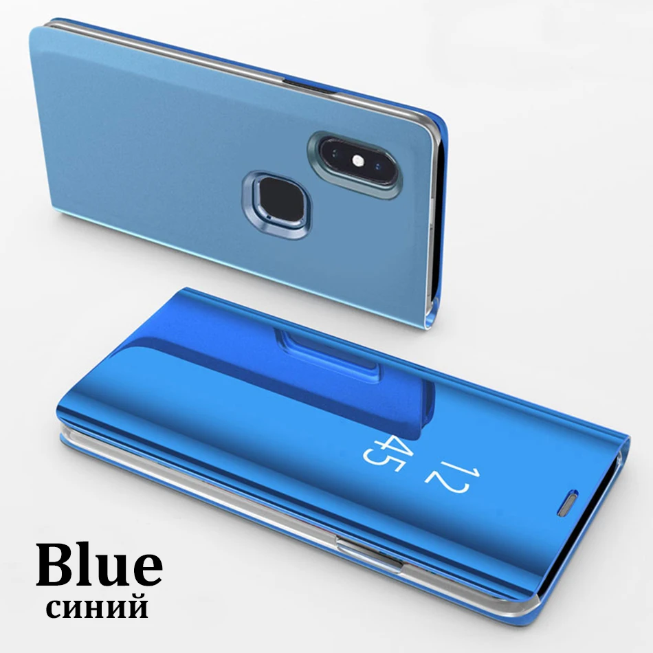Прозрачный чехол для смартфона Xiaomi mi 9 8 Lite se 6 A2 A1 зеркальный кожаный книжка Redmi Note 7